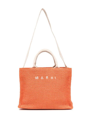 TOTE BAG PICCOLA IN RAFIA NATURALE, 00R17, small