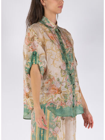CAMICIA AUGUST, KHF KHAKI FLORAL, small