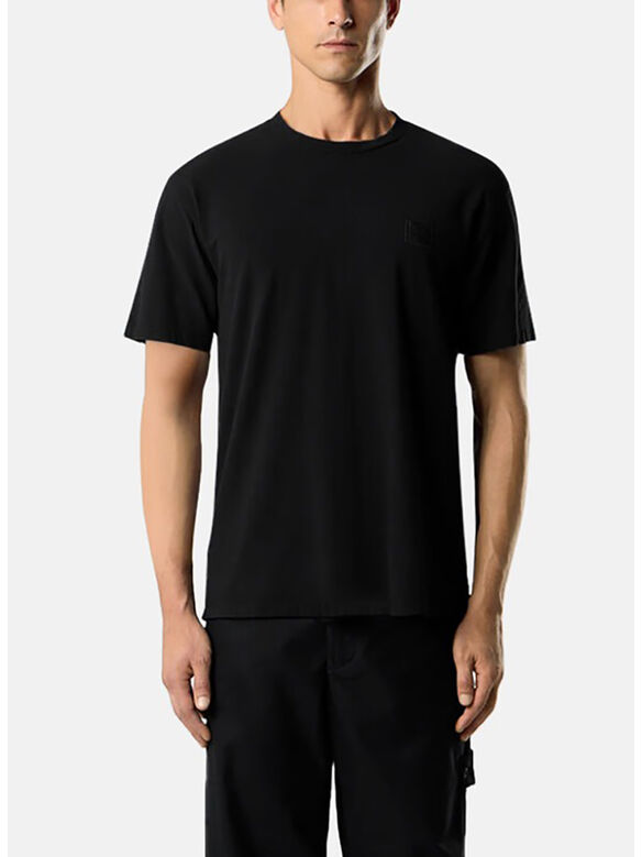 T-SHIRT CREPE STONE ISLAND GHOST, V0029 BLACK, medium