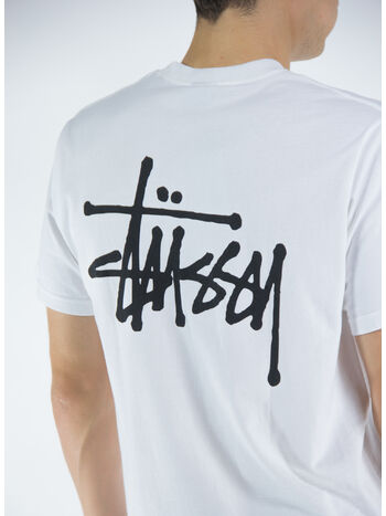 T-SHIRT BASIC, WHITE, small