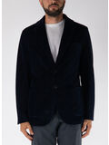 GIACCA MONOPETTO IN CORDUROY, G0007 DARK NAVY, thumb