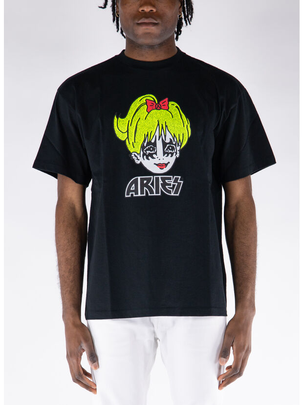 T-SHIRT KISS, BLK BLACK, large