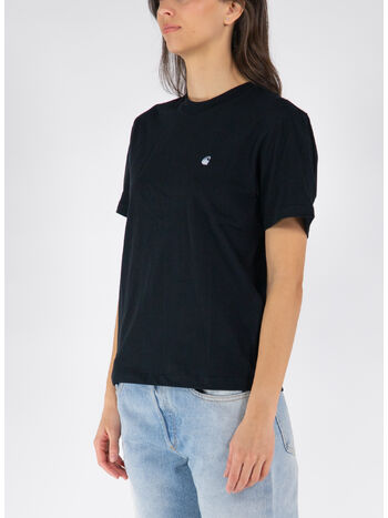 T-SHIRT CASEY, 0M4XX BLACK/SILVER, small