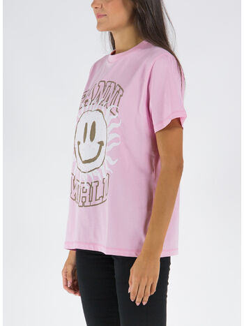 T-SHIRT BASIC JERSEY SMILEY RELAXED, 395 LILAC SACHET, small
