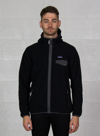 FELPA LIGHTWEIGHT SYNCHILLA SNAP-T FLEECE, BLACK, small