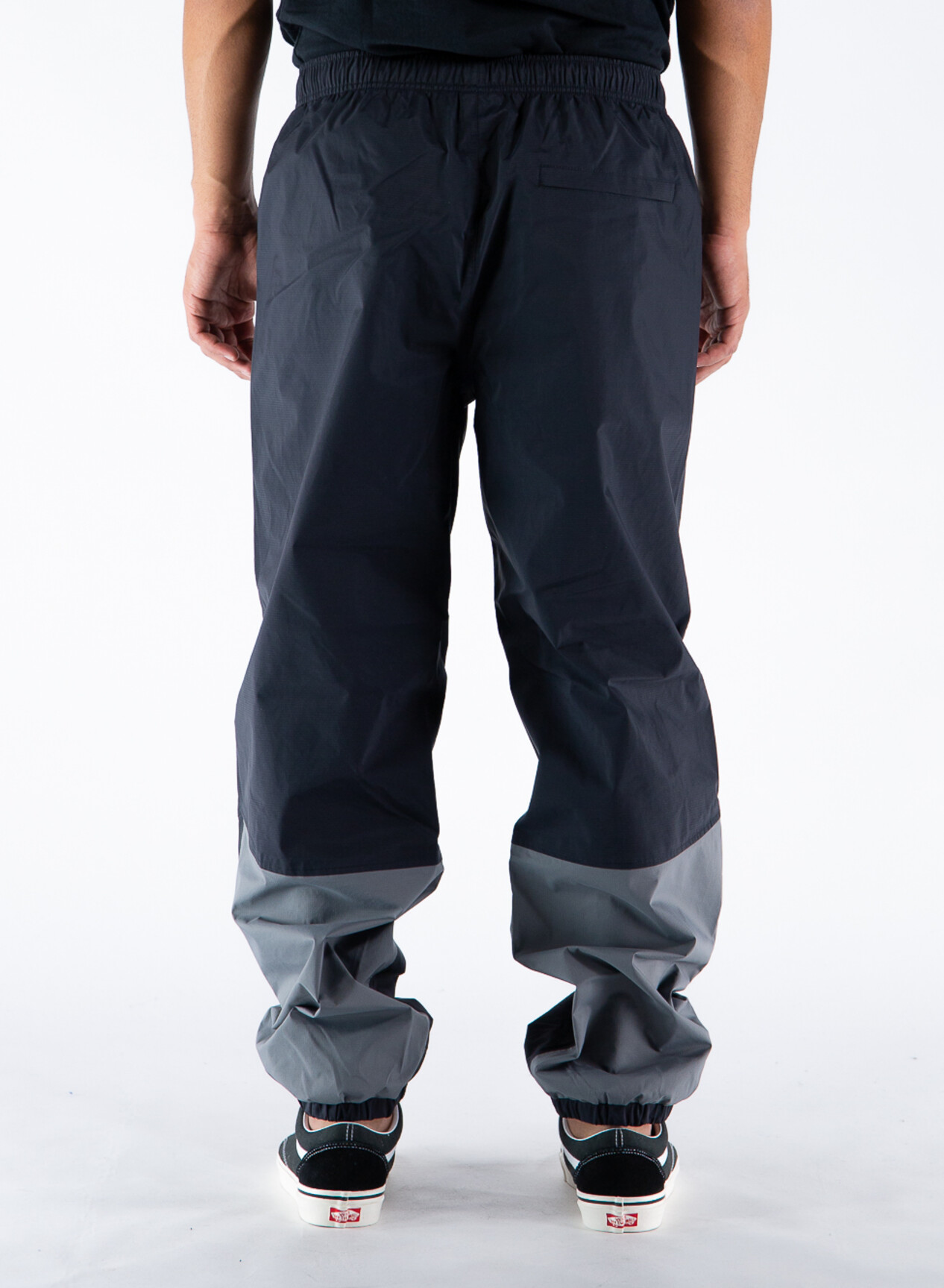 STUSSY PANTALONE TAPED SEAM RAIN SHELL Black Man | Susi