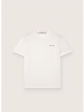 T-SHIRT IN JERSEY DI COTONE VINTAGE, 10363 VINTAGE WHITE, thumb