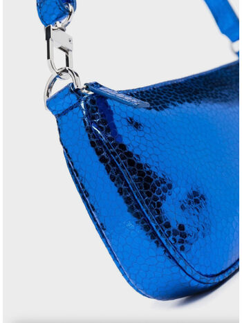 BORSA RACHEL BLUE FLAGSTONE LEATHER, BU BLUE, small