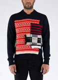 PULLOVER CDG SHIRT, NAVY, thumb