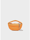 BORSA BABY CUSH ORANGE FLAT GRAIN LEATHER, OR ORANGE, thumb