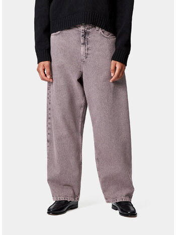 PANTALONE BRANDON, 2W6GD BLACK/HORTENSIAGARMENTDYED, small