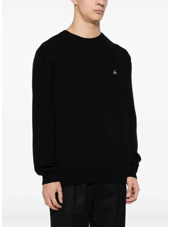 MAGLIONE GIROCOLLO ALEX, N401 BLACK, small