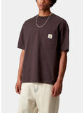 T-SHIRT S/S WORK POCKET, 33HXX PALISANDER, thumb