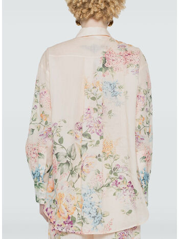 CAMICIA HALLIDAY RELAXED, CWFL CREAM WATERCOLOUR, small