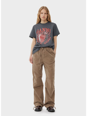 T-SHIRT BASIC STRAWBERRY, 490 VOLCANIC ASH, small