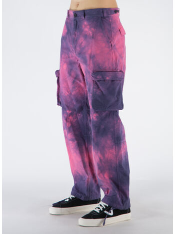 PANTALONE TIE DYE CONTOUR CARGO, 3200FUCHSIANO, small