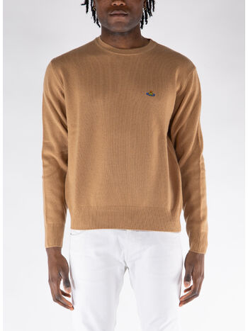 MAGLIONE GIROCOLLO ALEX, C407 CAMEL, small