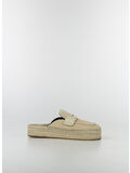 SCARPA MULES CON SUOLA ESPADRILLAS, 116 LIGHT BEIGE, thumb