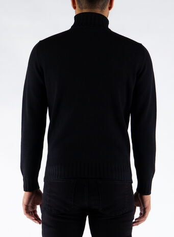 MAGLIONE DOLCEVITA, 002BLACK, small