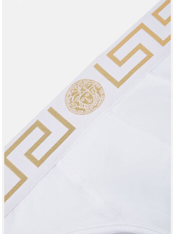 SLIP BASSO CON BORDO GRECA, A81H BIANCO, small