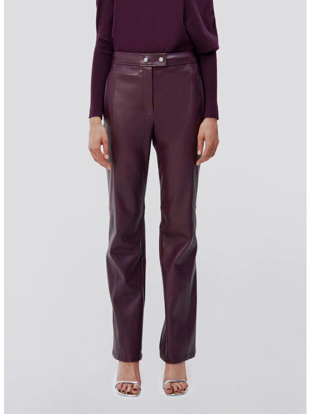 PANTALONE DAHLIA STRAIGHT, PLUM, large