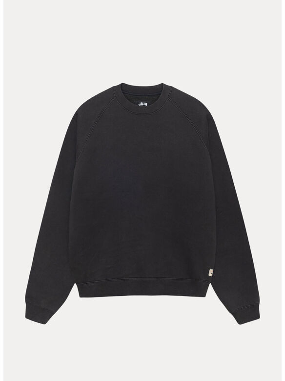 FELPA GIROCOLLO RELAXED, 0034 WASHED BLACK, medium