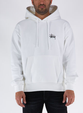 FELPA BASIC HOOD, WHITE, small