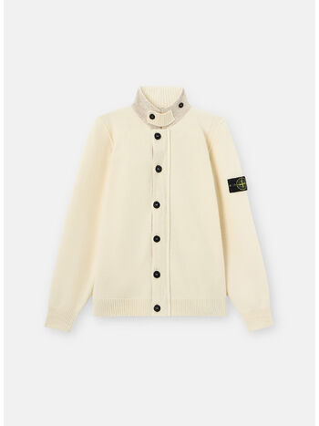 CARDIGAN LAMBSWOOL, V0093 IVORY, small