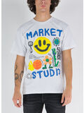 T-SHIRT SMILEY COLLAGE, WHITE, thumb