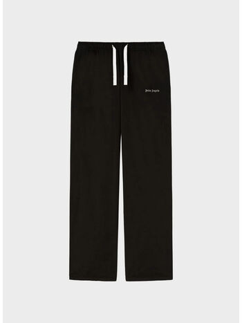 PANTALONE LOGO COTTON TRAVEL, 1001 BLACK WHITE, small