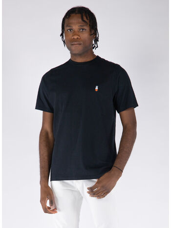 T-SHIRT MIFFY EMBROIDERED, BLACK, small