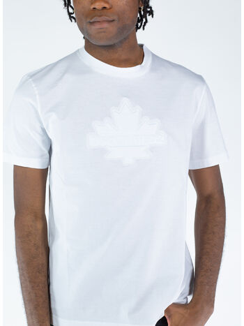T-SHIRT MANICHE CORTE, 100 WHITE, small
