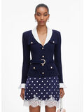 CARDIGAN RIBBED KNIT, NAVY, thumb