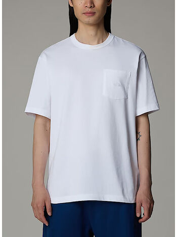 T-SHIRT DOME RELAXED POCKET, FN41 TNF WHITE, small