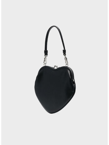 BORSA BELLE HEART FRAME, N403  BLACK, small