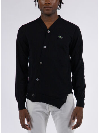 CARDIGAN KNIT, BLACK, small