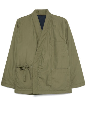 GIACCA REVERSIBLE KYOTO WORK, OLIVE/NAVY, small