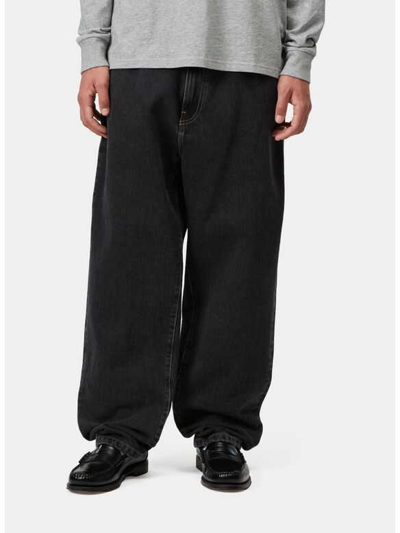 PANTALONE AARON, 8906 Black, stone washed, medium