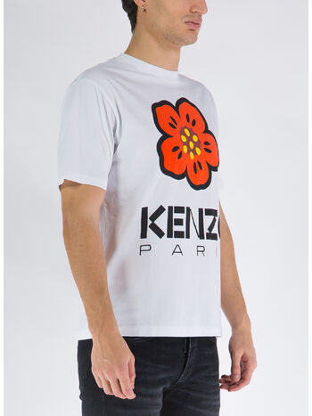 T-SHIRT BOKE FLOWER, 01 BIANCO, small