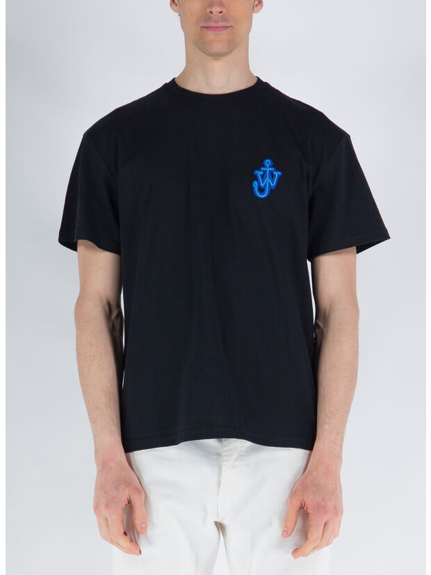 T-SHIRT ANCHOR PATCH, 999 BLACK, large