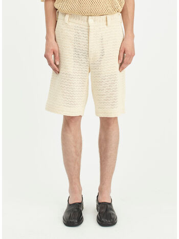 SHORTS CORMAC KNITTED, DATURA WHITE, small