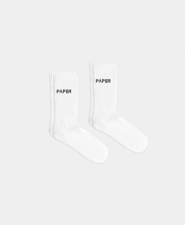 CALZINI ETYPE 2 PAIA, WHITE, large