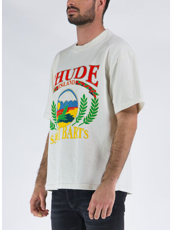T-SHIRT RHUDE BEACH CHAIR TEE, 0611 VTG WHITE, small