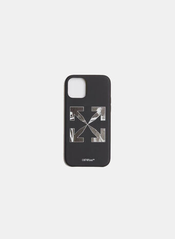 COVER CARAVAGGIO ARROW IPHONE 12/12PRO, 1001BLACKWHITE, small