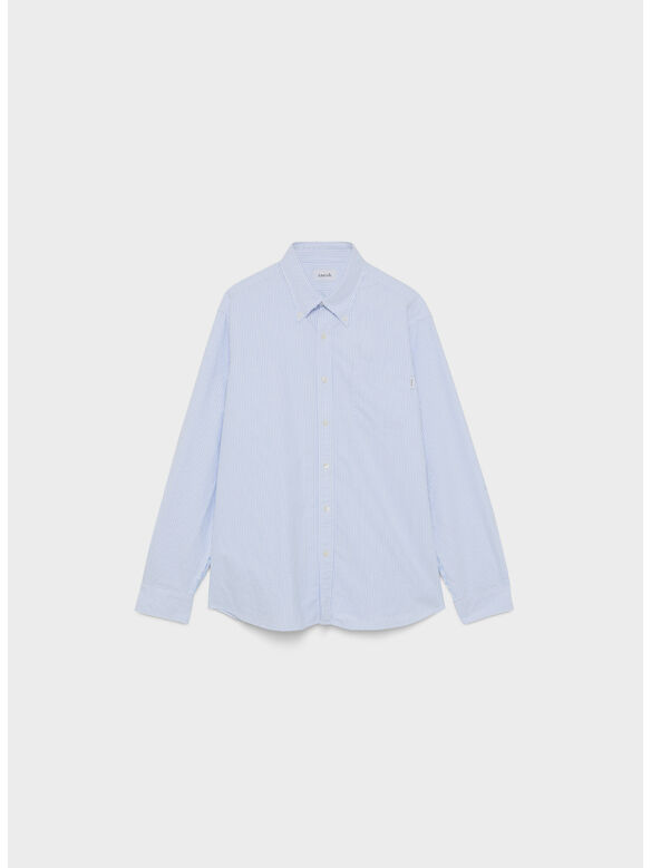 CAMICIA AMERICA OXFORD A RIGHE, C0121 Oxford stripe Washed White/Sky, medium