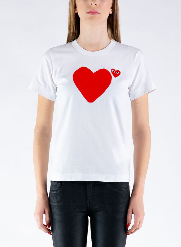 T-SHIRT PLAY, WHITE, large