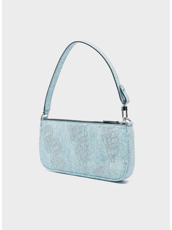 BORSA RACHEL DENIM STUD LEATHER, DNM DENIM, small