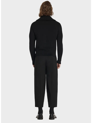 GIACCA KNIT ZIP, 0015 BLACK, small