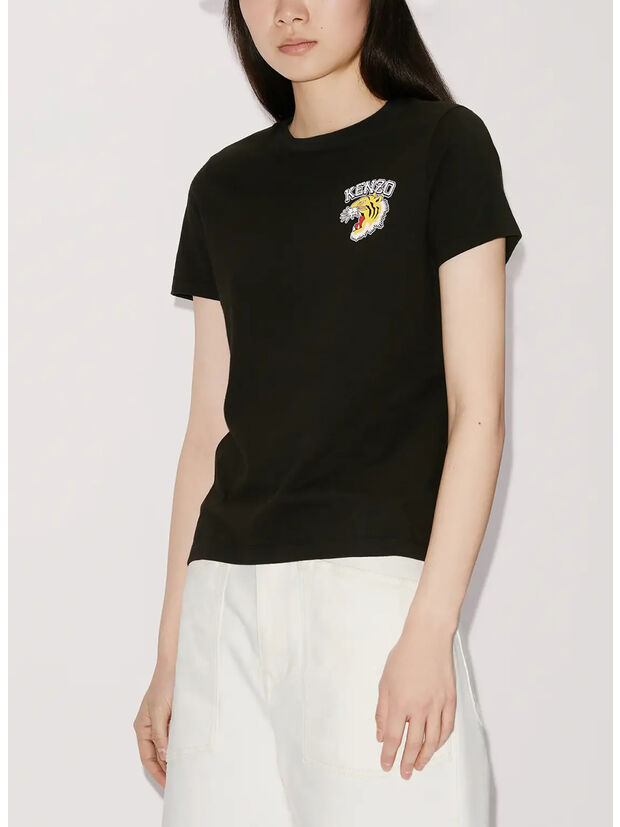 T-SHIRT TIGER VARSITY, 99J BLACK, large
