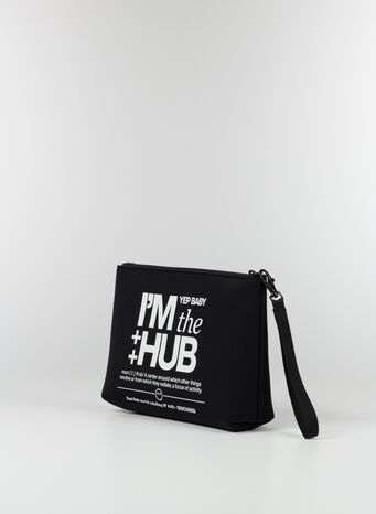 POCHETTE I'M THE HUB, BLACKWHITE, small